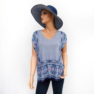 Tommy Bahama Dolman Short Sleeve Blouse XS